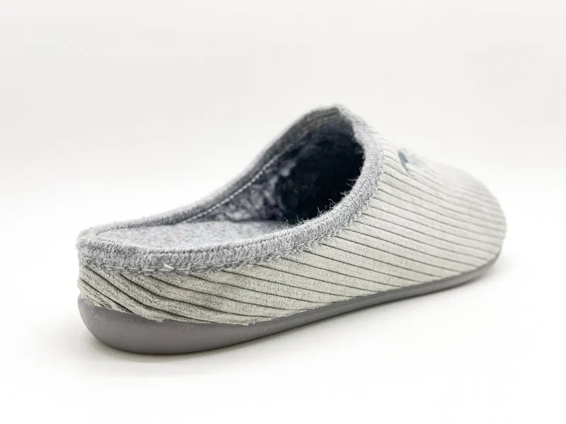 thies 1856 ® Eco Cord Slipper vegan grey