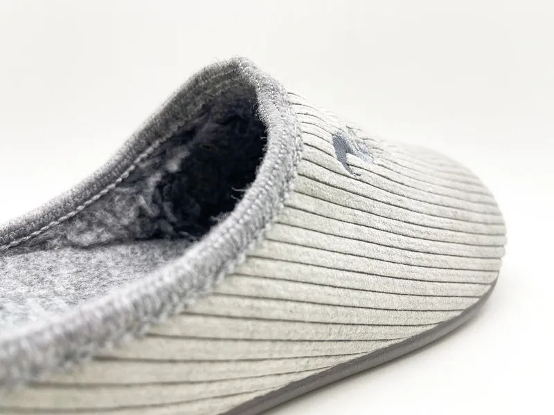 thies 1856 ® Eco Cord Slipper vegan grey