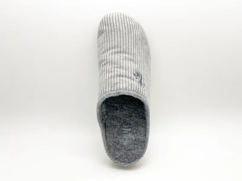 thies 1856 ® Eco Cord Slipper vegan grey