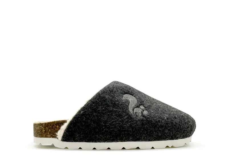 thies 1856 ® Kids Organic Clog dark grey