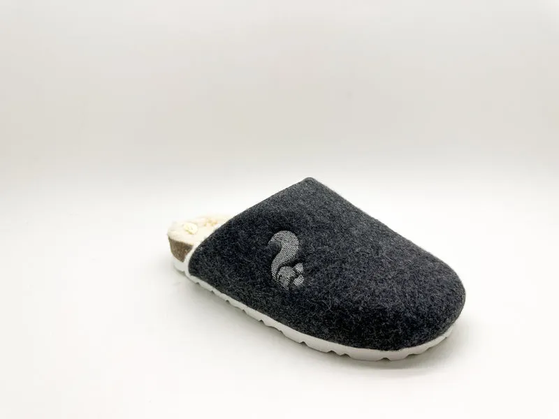 thies 1856 ® Kids Organic Clog dark grey