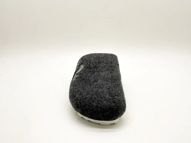 thies 1856 ® Kids Organic Clog dark grey