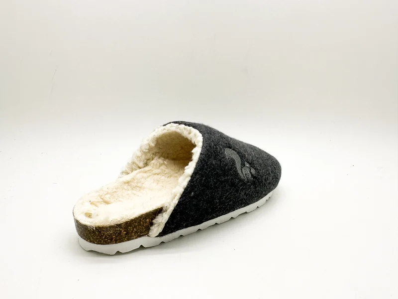 thies 1856 ® Kids Organic Clog dark grey
