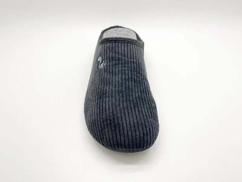 thies 1856 ® Eco Cord Slipper vegan dark grey