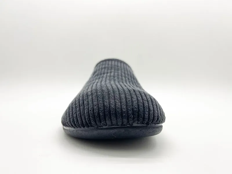 thies 1856 ® Eco Cord Slipper vegan dark grey