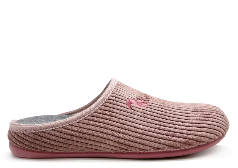 thies 1856 ® Eco Cord Slipper vegan rose