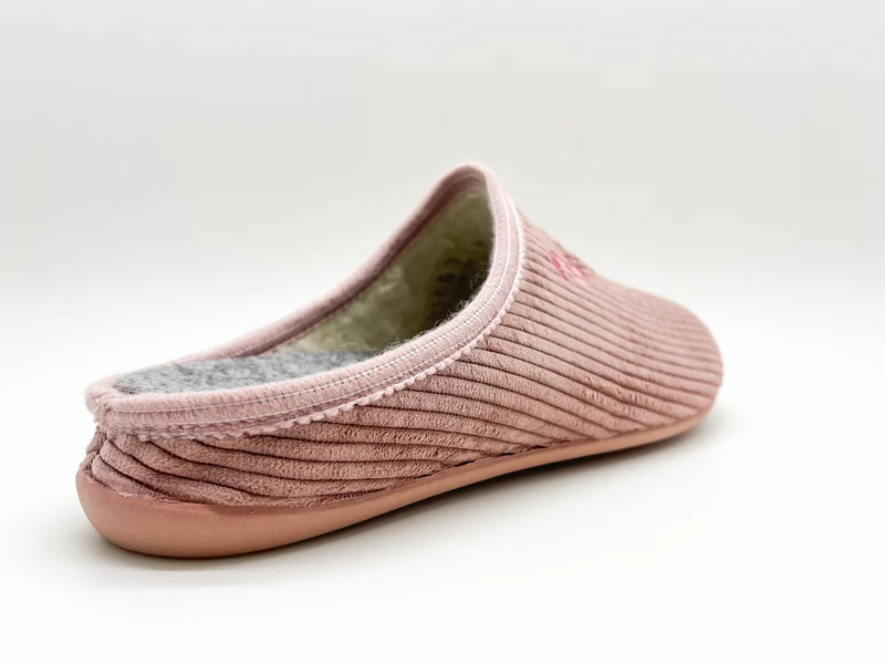 thies 1856 ® Eco Cord Slipper vegan rose