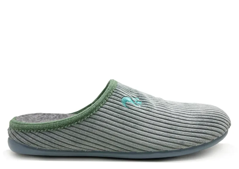thies 1856 ® Eco Cord Slipper vegan mint