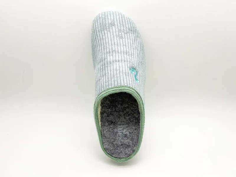thies 1856 ® Eco Cord Slipper vegan mint