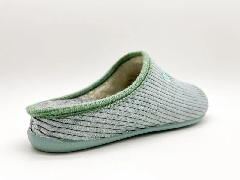 thies 1856 ® Eco Cord Slipper vegan mint