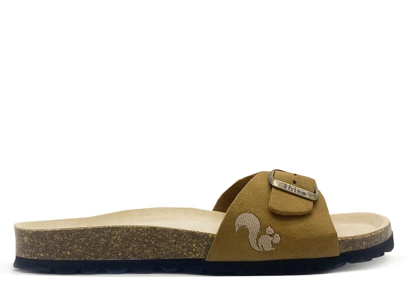 thies 1856 ® Eco Bio Strap Sandal vegan cognac