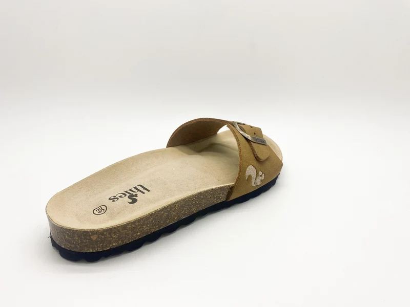 thies 1856 ® Eco Bio Strap Sandal vegan cognac