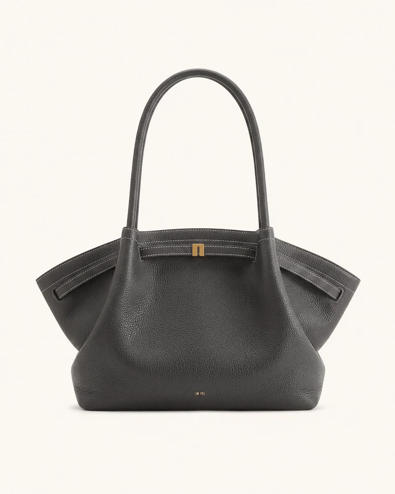 Hana Große Tote Bag - Dunkelgrau