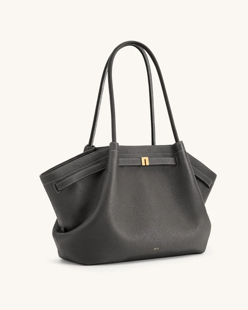 Hana Große Tote Bag - Dunkelgrau