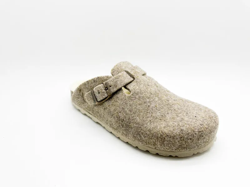 thies 1856 ® Recycled Wool Clog light brown