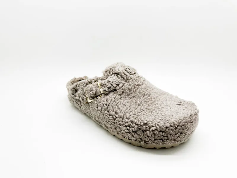 thies 1856 ® Eco Teddy Clog vegan taupe