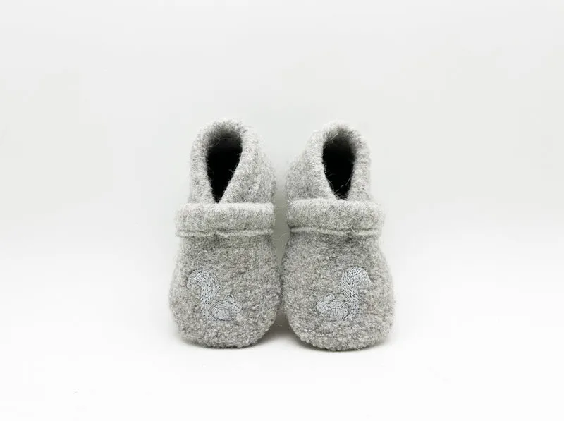 thies 1856 ® Baby Alpaca Booties grey