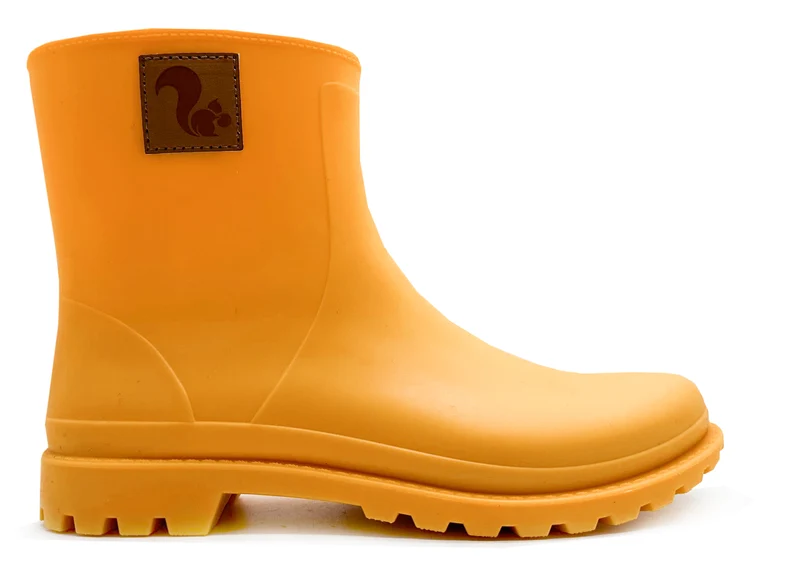 thies ® Bio Rainboot orange juice vegan | 100% waterproof biodegradable rainboots