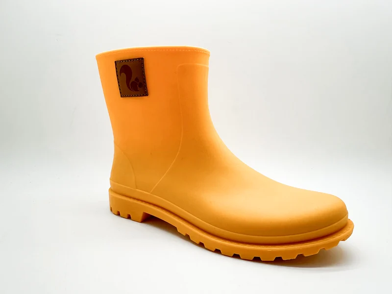 thies ® Bio Rainboot orange juice vegan | 100% waterproof biodegradable rainboots