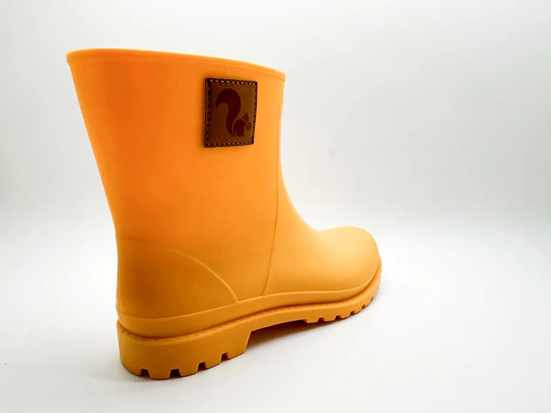 thies ® Bio Rainboot orange juice vegan | 100% waterproof biodegradable rainboots