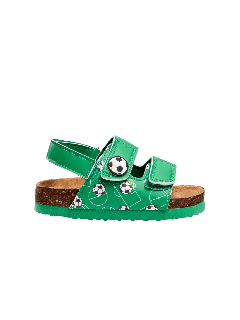 Korksandalen für Kinder Fußball