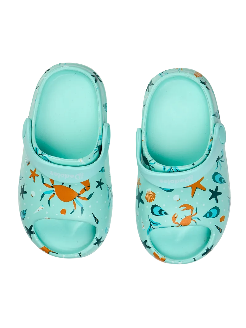 Lustige Baby-Clog-Sandalen mit dicker Sohle Muscheln