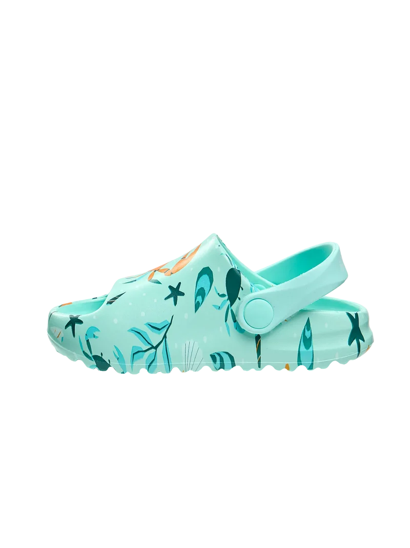 Lustige Baby-Clog-Sandalen mit dicker Sohle Muscheln