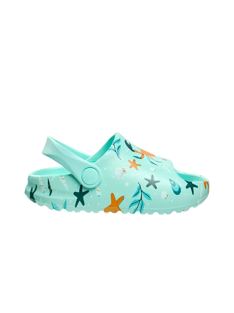Lustige Baby-Clog-Sandalen mit dicker Sohle Muscheln