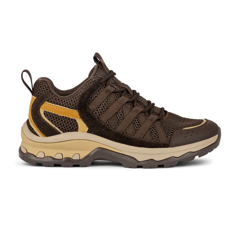 Green Comfort damesneaker - Brun