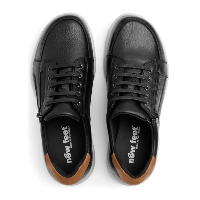 New Feet herresko - Sort