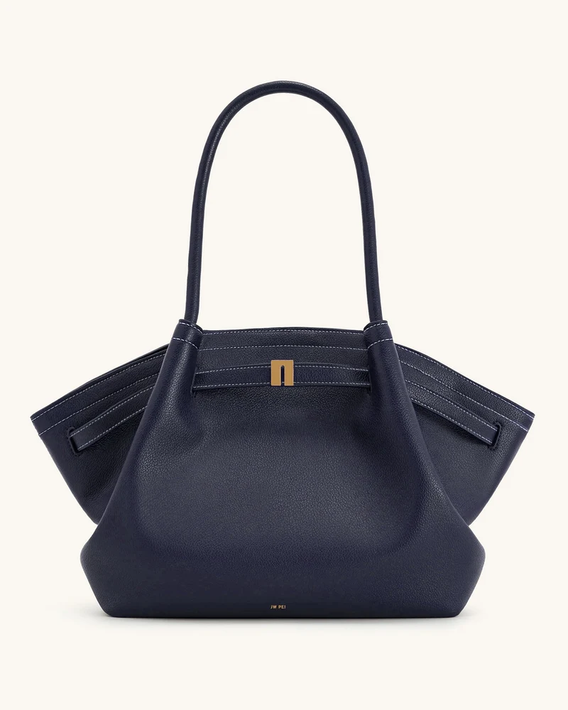 Hana Große Tote Bag - Marineblau