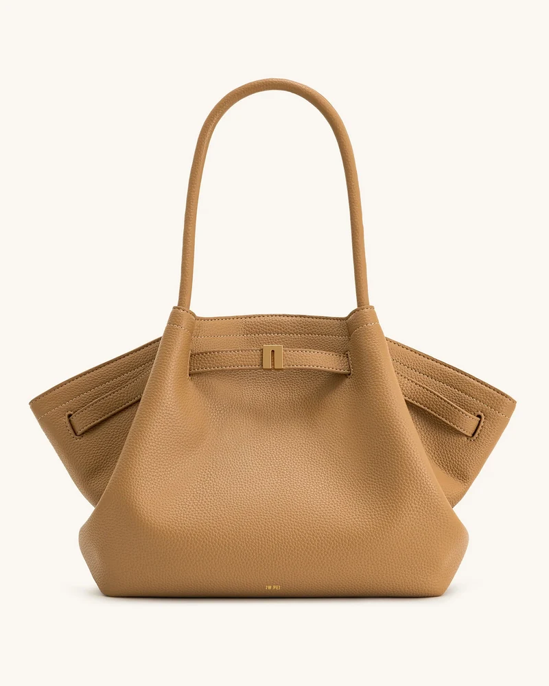 Hana Große Tote Bag - Latte Farbe