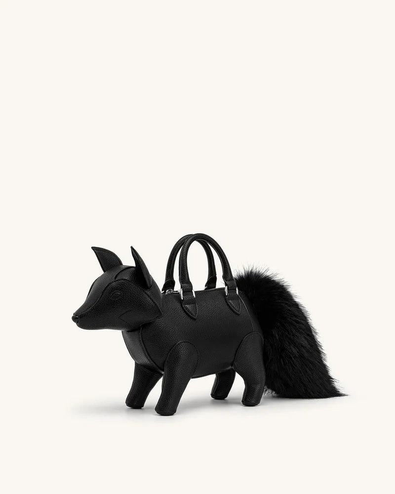 Kai Henkeltasche in Fuchsform - Schwarz