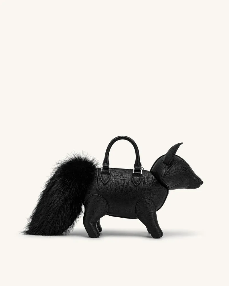 Kai Henkeltasche in Fuchsform - Schwarz