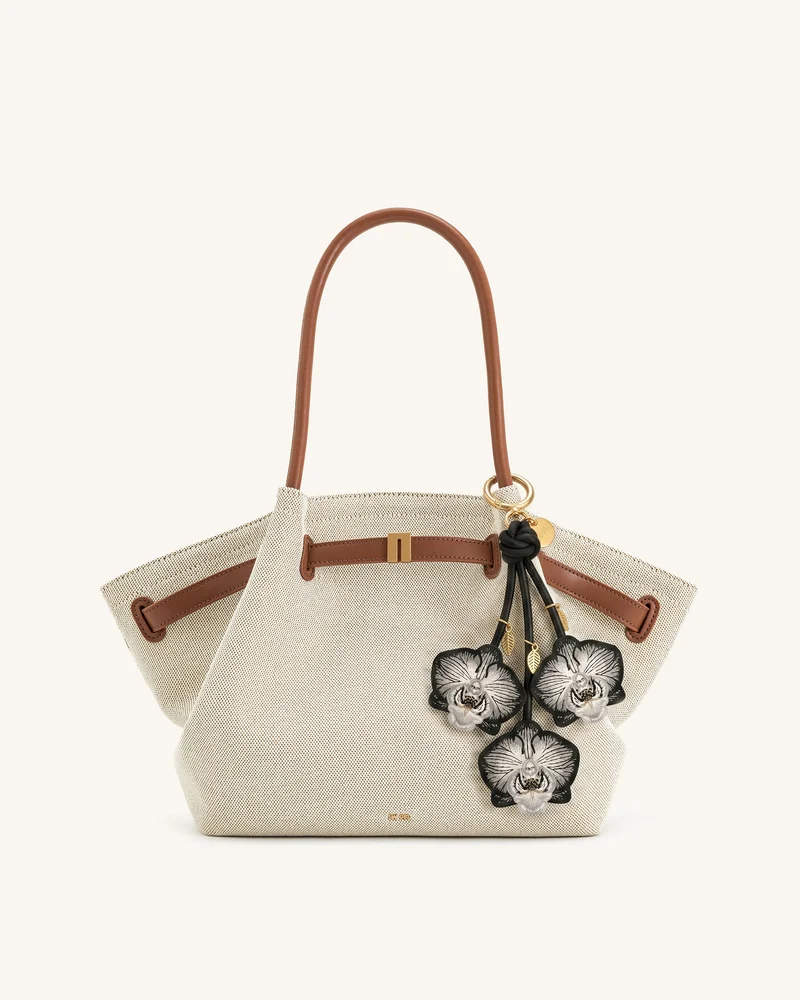Orchid Taschenanhänger - Schwarz