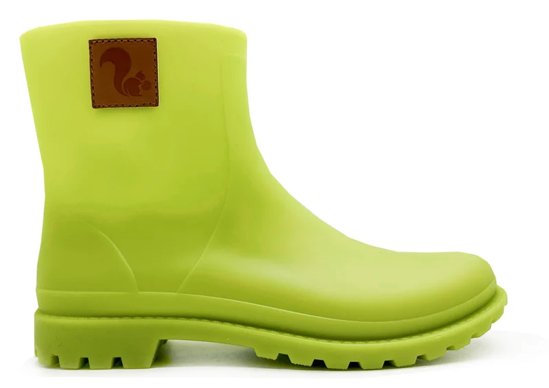 thies ® Bio Rainboot lime vegan | 100% waterproof biodegradable rainboots