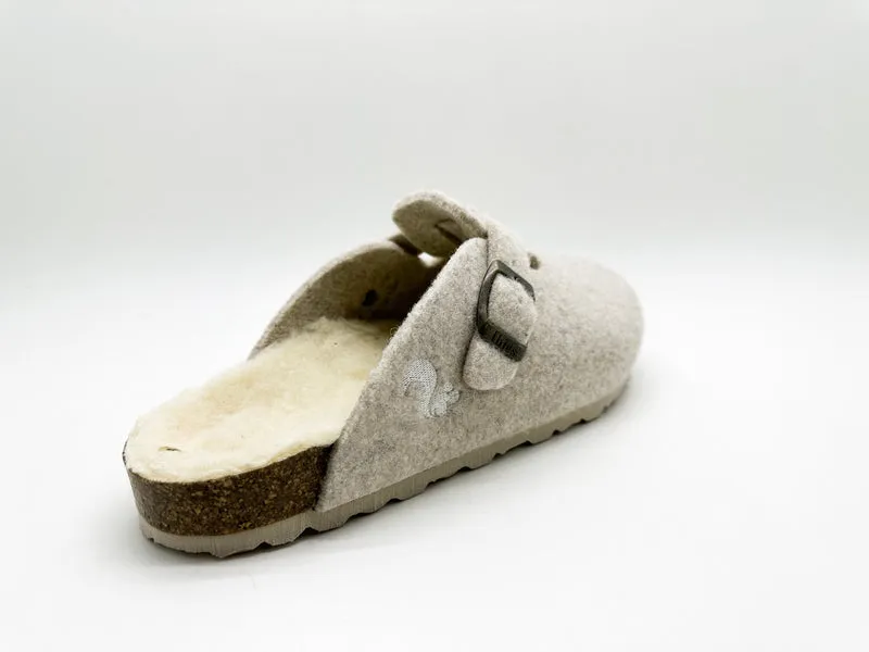 thies 1856 ® Recycled Wool Clog beige