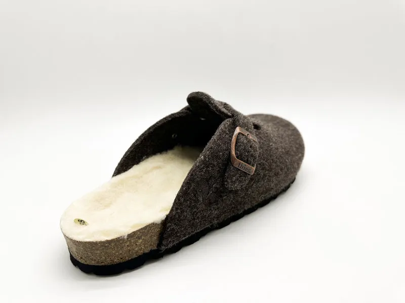 thies 1856 ® Recycled Wool Clog marron