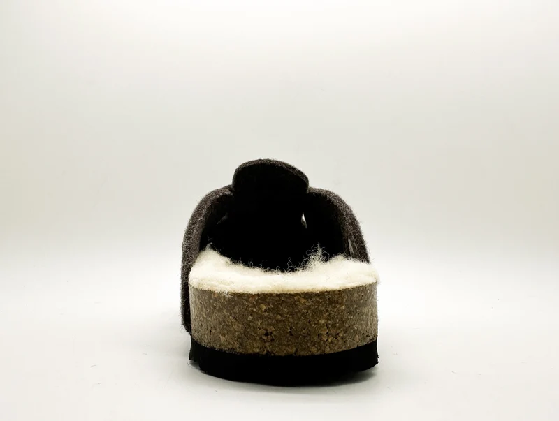 thies 1856 ® Recycled Wool Clog marron