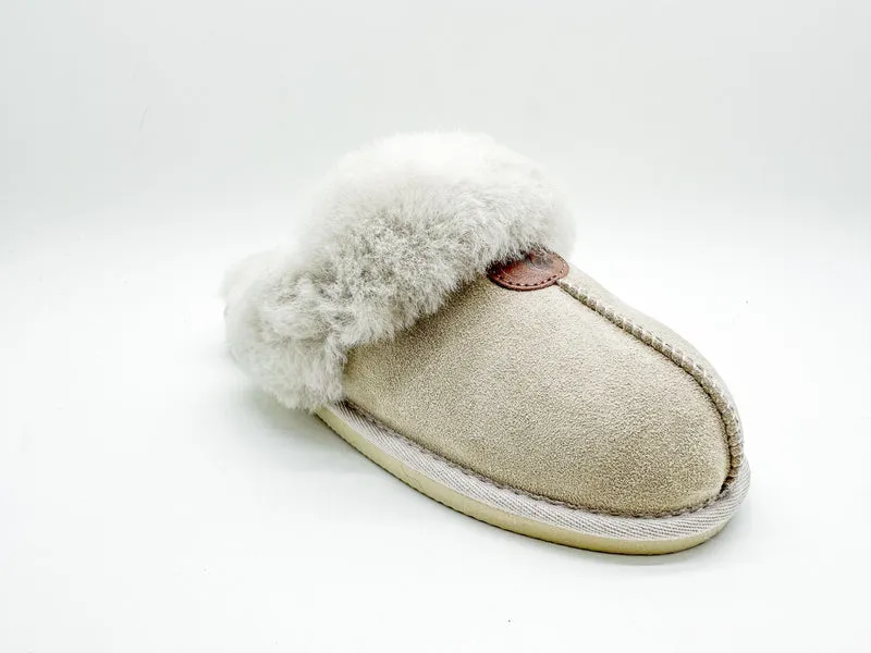 thies 1856 ® Sheepskin Slipper grey cream