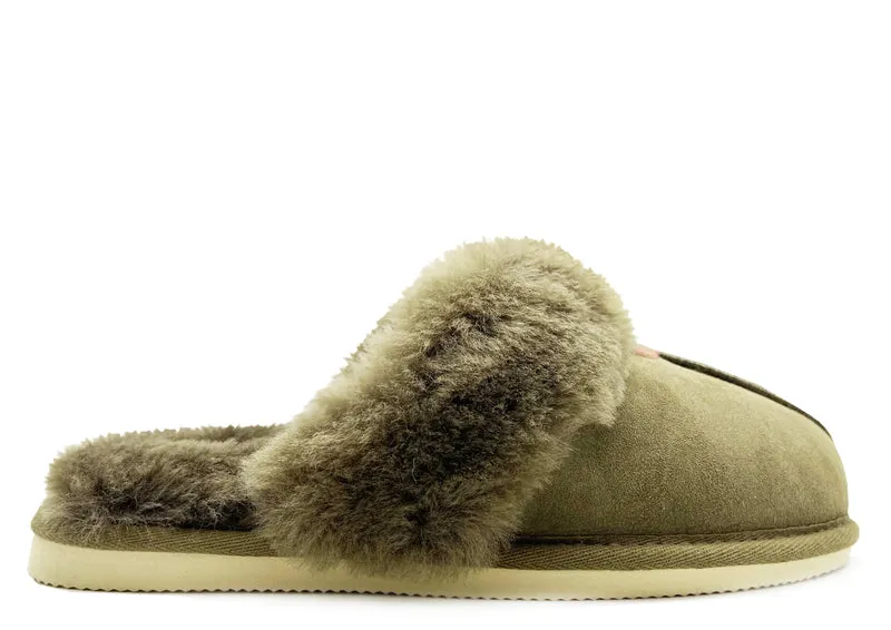 thies 1856 ® Sheepskin Slipper olive