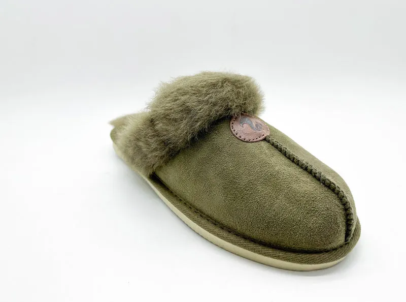 thies 1856 ® Sheepskin Slipper olive