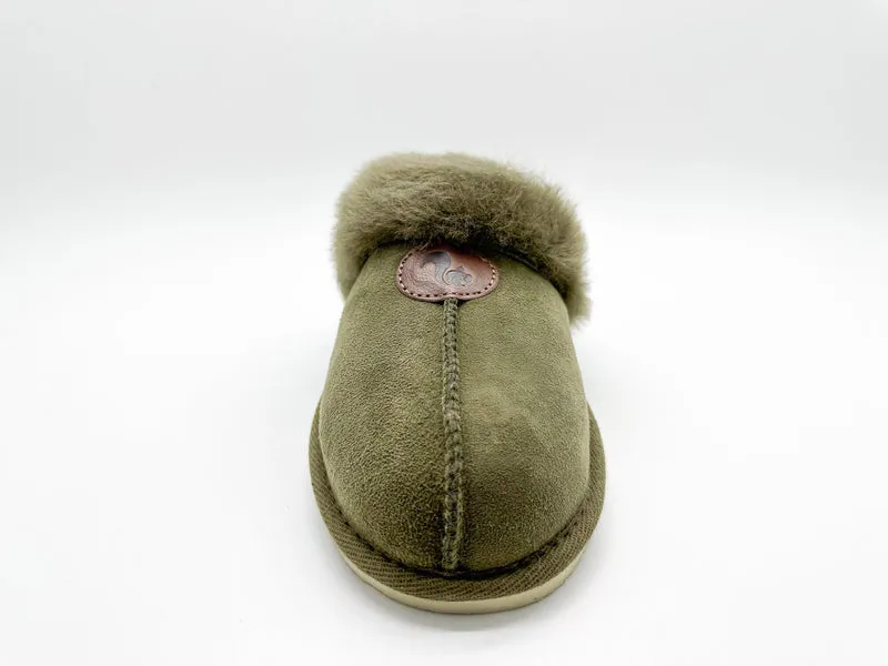 thies 1856 ® Sheepskin Slipper olive