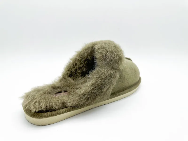 thies 1856 ® Sheepskin Slipper olive
