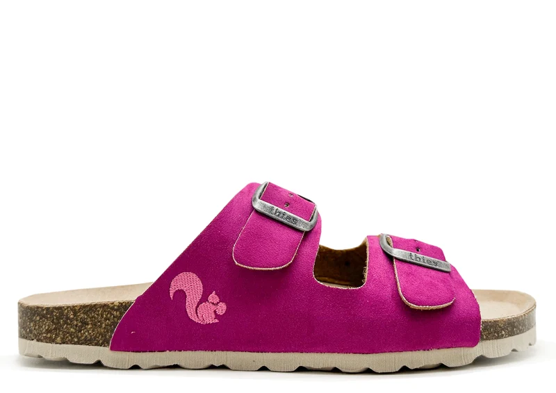 thies 1856 ® Eco Bio Rec Sandal vegan fuchsia