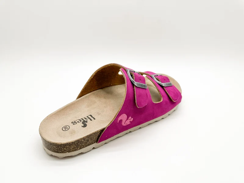 thies 1856 ® Eco Bio Rec Sandal vegan fuchsia