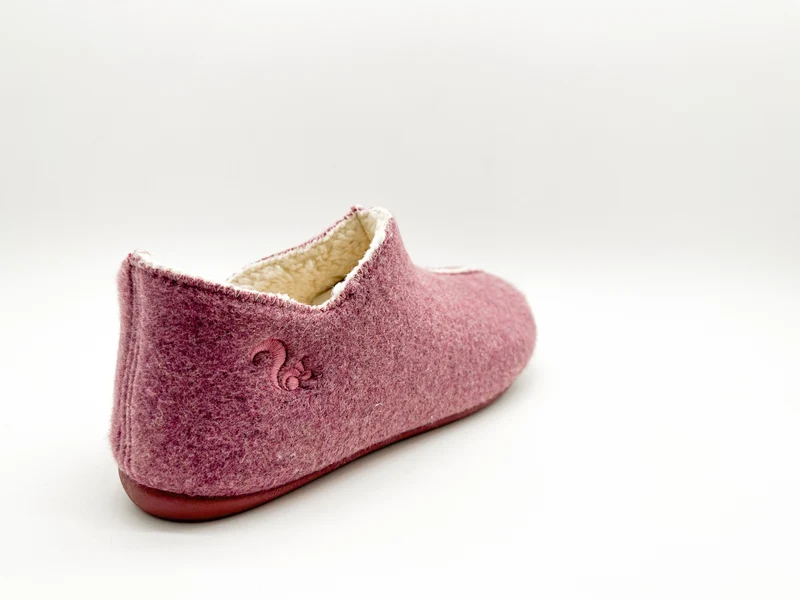 thies 1856 ® Organic Slipper Boots vegan bordeaux