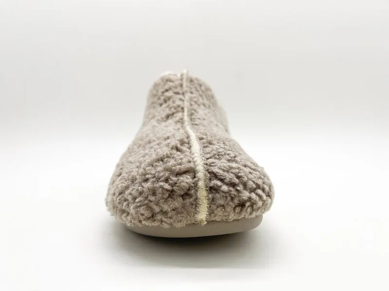 thies 1856 ® Organic Teddy Slipper Boots vegan taupe