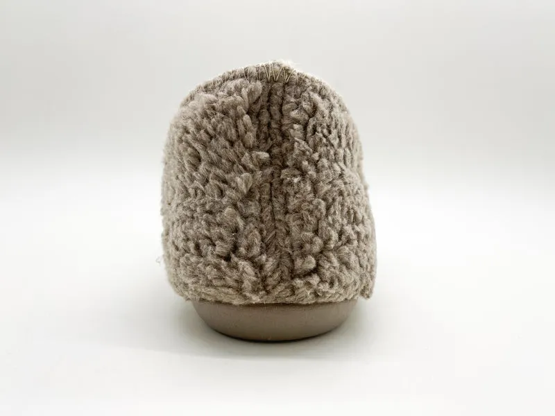 thies 1856 ® Organic Teddy Slipper Boots vegan taupe