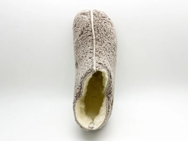 thies 1856 ® Organic Teddy Slipper Boots vegan taupe